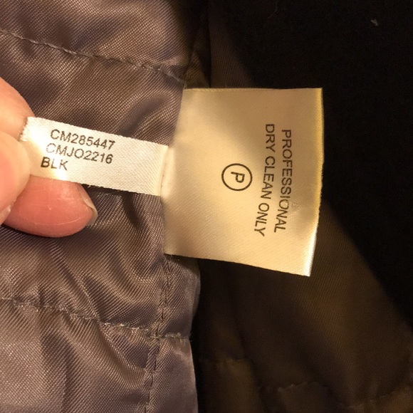 Men's Calvin Klein Black polyester/Wool blend jacket.Large - Picture 8 of 8